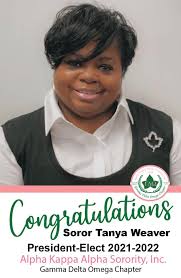 Congratulations to Ms. Tanya Weaver
