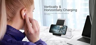Special hidden line design provides you a tidy charging stand. Bestand H07 2 In 1 Iphone Wireless Charger Stand Airpods Charger Dock