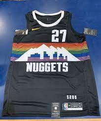 Jordan denver nuggets #15 nikola jokic mile high city jersey blue. Leaked Denver Nuggets City Jerseys Basketball Forever Facebook