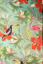 Tropical Birds And Flowers Wallpaper Mpdclick Ss14 Prints Trends Acton Fabrics Tropical Prints Tropical Pattern Wallpaper