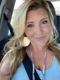 First time wearing “Kyree” and I love! Paired with a stack of cute  bracelets!