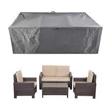 Garrison waterproof outdoor patio swivel lounge chair cover, 37.5 in. Patio Furniture Set Covers Waterproof Outdoor Table Covers Sectional Conversation Loveseat Sofa Set Covers Waterproof Durable Heavy Duty 88 L X 58 W X 28 H Buy Online At Best Price In