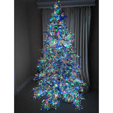 The Stars In The Sky Pre Lit Christmas Tree With Multicolor Lights Lisa Ro Hanging Christmas Lights Pre Lit Christmas Tree Decorating With Christmas Lights