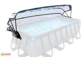 Couverture Pour Piscine Rectangulaire 4 X 2 M Dome De Protection Exit Toys