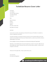 Application Cover Letter For Post Of Technician Pack Of 5 Premium Printable Templates Home Title Cover Letter For Resume Application Cover Letter Lettering