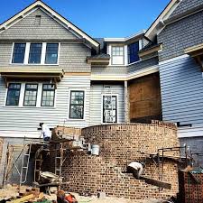 Pagesbusinesseslocal servicehome improvementcontractormason custom homes. Heron Pointe Custom Home Our Brick Masons Are Doing A Beautiful Job On The Radius Set Of Steps Leading To The Ent Brick Mason Custom Built Homes Custom Homes