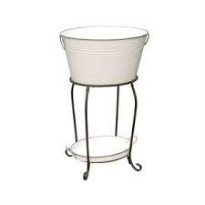White Oval Drink Tub With Stand Alfie S Event Hire Drink Tub Ice Tub