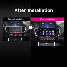 10.1 inch Android 12.0 Radio for 2013 Honda Accord 9 Low Version Bluetooth  Touchscreen GPS Navigation