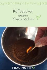 Kaffeepulver Gegen Stechmucken Frag Mutti Stechmucken Kaffeepulver Kaffee