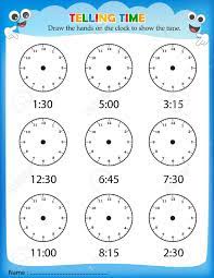 Telling Time Worksheets For School Printable Kindergarten Free Clock Homework Worksheet Pre Kid Time Worksheets Kindergarten Worksheets Telling Time Worksheets