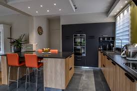 Maybe you would like to learn more about one of these? Cuisine Ouverte Noir Et Bois Moderne Cuisine Lille Par Herva Houzz
