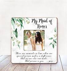 Maid Of Honor Gift Sister Maid Of Honor Gift Matron Of Honor Etsy Maid Of Honour Gifts Maid Of Honor Wedding Picture Frames