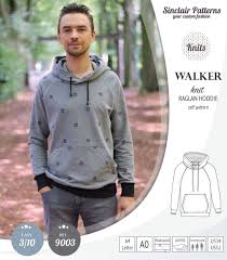 Walker classic raglan hoodie for men (PDF)