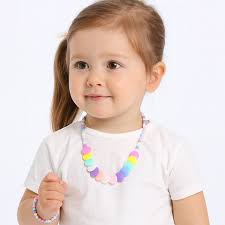 Children Layers Bead Necklace Set Of Three Blue Beaded Necklaces My Doris  Lisa Angel