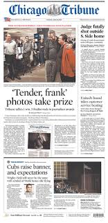 A comparison of the two front pages: A Tonic For The Print Newspaper Industry Front Page Pulitzer Celebration Photos