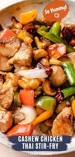 Thai Cashew Chicken Stir Fry Recipe In 2021 Delicious Paleo Recipes Paleo Recipes Easy Cashew Chicken Sauce
