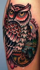 These are the bright colored tattoos designs that have other complex information and also embrace other features. Owl Tattoos Their Meaning Plus 14 Stunning Examples