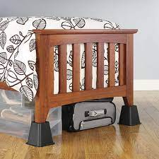 Walnut wood furniture risers | adds 1 inch extra height | bed risers, desk riser, table risers, sofa risers | heavy duty. 9 Best Bed Risers 2019 The Strategist