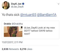 Youngjae (got7) facts and profile, youngjae's ideal type youngjae is a south korean solo singer under sublime artist agency and a member of the south korean boy group got7. Day6 S Jae Mentions Bambam And Mark On Twitter Got7 Amino