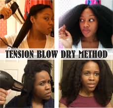 This type of hair requires a gentle touch to ensure that breakage doesn't occur, because hair this curly tends to be very fragile. How To Blow Dry Natural Hair Using The Tension Method Blow Dry Natural Hair Dry Natural Hair Relaxed Hair