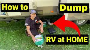 This is the rv water tank that supplies water to your rv sink and shower. How To Dump Rv Waste At Home Camper Smarts