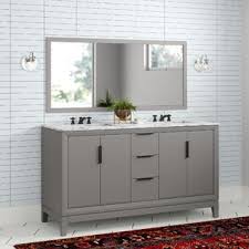 contemporary small double vanity