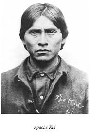 Sergeant Jim, White Mountain Apache scout, with Captain Crawford in Apache  campaigns1885-1886 photo by Ben Wittick