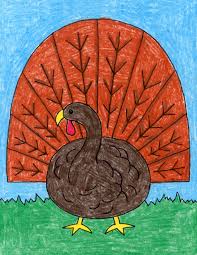 How to draw a turkey. How To Draw A Turkey Art Projects For Kids