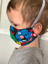 Kids Face Mask With Filter Pocket 100 Cotton Made In Usa Etsy In 2020 Custom Kids Clothes Choosing Fabric Mask For Kids