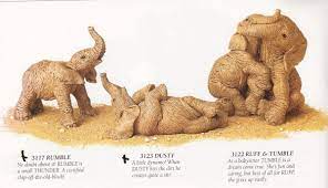 The Herd Dusty The Elephant Sculpture #3123 By Martha Carey Figurine | eBay