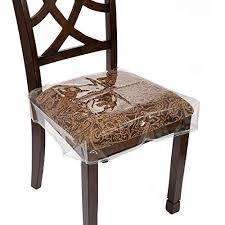 Get 5% in rewards with club o! Houseables Chair Seat Covers Plastic Cover Fits 16 18 Seats 2 Pack Clear Adjustable Pvc Waterproof Protector Vinyl Kids Chairs Slipcover For Dining Room Kitchen Cushion With Straps Pricepulse