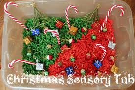 Christmas Sensory Bin Teaching Mama Preschool Christmas Preschool Christmas Crafts Christmas Activities