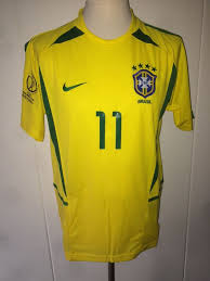 In overall excellent condition featuring official print and small front print for the. Brazil World Cup 2002 Shirt Ronaldinho Catawiki