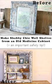 Diy Wall Shelves From An Old Medicine Cabinet
