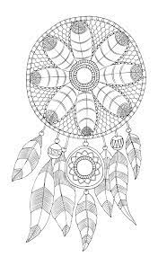 Dream catcher coloring pages are a great way to get spiritual. Printable Dream Catcher Novocom Top