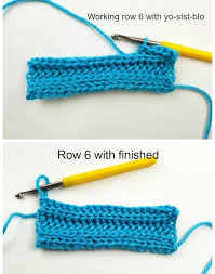 In the photo to the left, i've knit ribbing in k1, p1 then k2, p2, and finally k3, p3. My Hobby Is Crochet How To Crochet Knit Look Ribbing Knit 2 Purl 2 In Rows Using The Yarn Over Slip Stitch