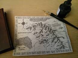 Here S A Nice Hand Drawn Map Http Www Reddit Com R Dnd Comments 32tkqq Im Keeping A Journal Of Our Whole C Fantasy Map Making Fantasy World Map Fantasy Map
