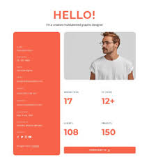 This is an ideal template for any type of profession as well as creative studios and companies. Resume Html Templates