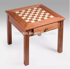 Vintage chinese terracotta warrior 32 chess set wood table chess games gift. Wooden Chess Game Table