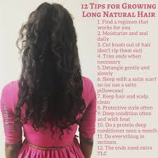 The healthier your hair is, the longer it will grow, and overuse of hot tools is not conducive to long hair. 12 Tips For Growing Long Natural Hair Frobunni Growing Long Natural Hair Long Natural Hair Natural Hair Styles