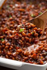 Pour the bean mixture into a 9×13 baking dish and top with the cooked bacon. Homemade Baked Beans Lemon Blossoms