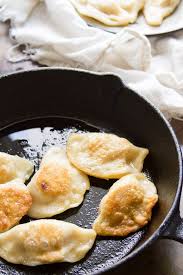 Gluten free flour (rice flour, corn starch, tapioca dextrin, xanthan gum), eggs, water, salt, vegetable oil (canola and/or soybean)., filling: Caramelized Onion Potato Vegan Pierogies Connoisseurus Veg