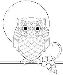 Plus, it's an easy way to celebrate each season or special holidays. Cute Owl Coloring Pages Coloring Home