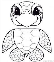 It is a slow but cute animal. Baby Sea Turtle Coloring Pages Printable Coloring4free Coloring4free Com