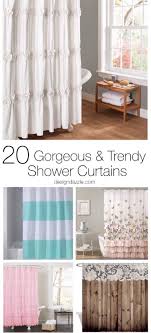 20 Gorgeous And Trendy Shower Curtains Design Dazzle Trendy Shower Curtain Shabby Chic Bathroom Diy Home Furniture