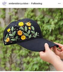 Pin By Melina Lucet Lopez Lopez On Manualidades Sewing Embroidery Designs Hat Embroidery Flower Embroidery Designs