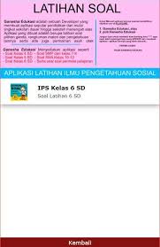 Berikut bospedia memberikan soal uas ips kelas 6 sd/mi. Soal Ips Kelas 6 Sd For Android Apk Download
