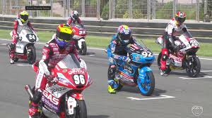Millan n garcia, millan nikko, garcia nikko. 2021 Valencia Round 2 Race 1 Fim Moto3 Junior World Championship Youtube