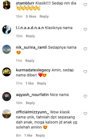 Kehadiran anak perempuan yang diberi nama budi kalsom itu menjadi pelengkap. Nad Zainal Pilih Nama Anak Kedua Budi Kalsom