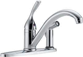 Delta® and liberty hardware work to maintain the highest level of quality in our products. Delta 300 Dst Chrome Classic Kitchen Faucet With Side Spray Includes Lifetime Warranty Faucet Com